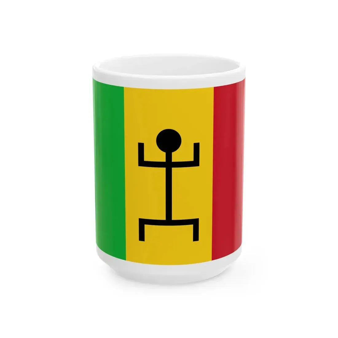 Flag of Mali 1959-1961 (Mali) White Coffee Mug 15oz - Go Mug Yourself
