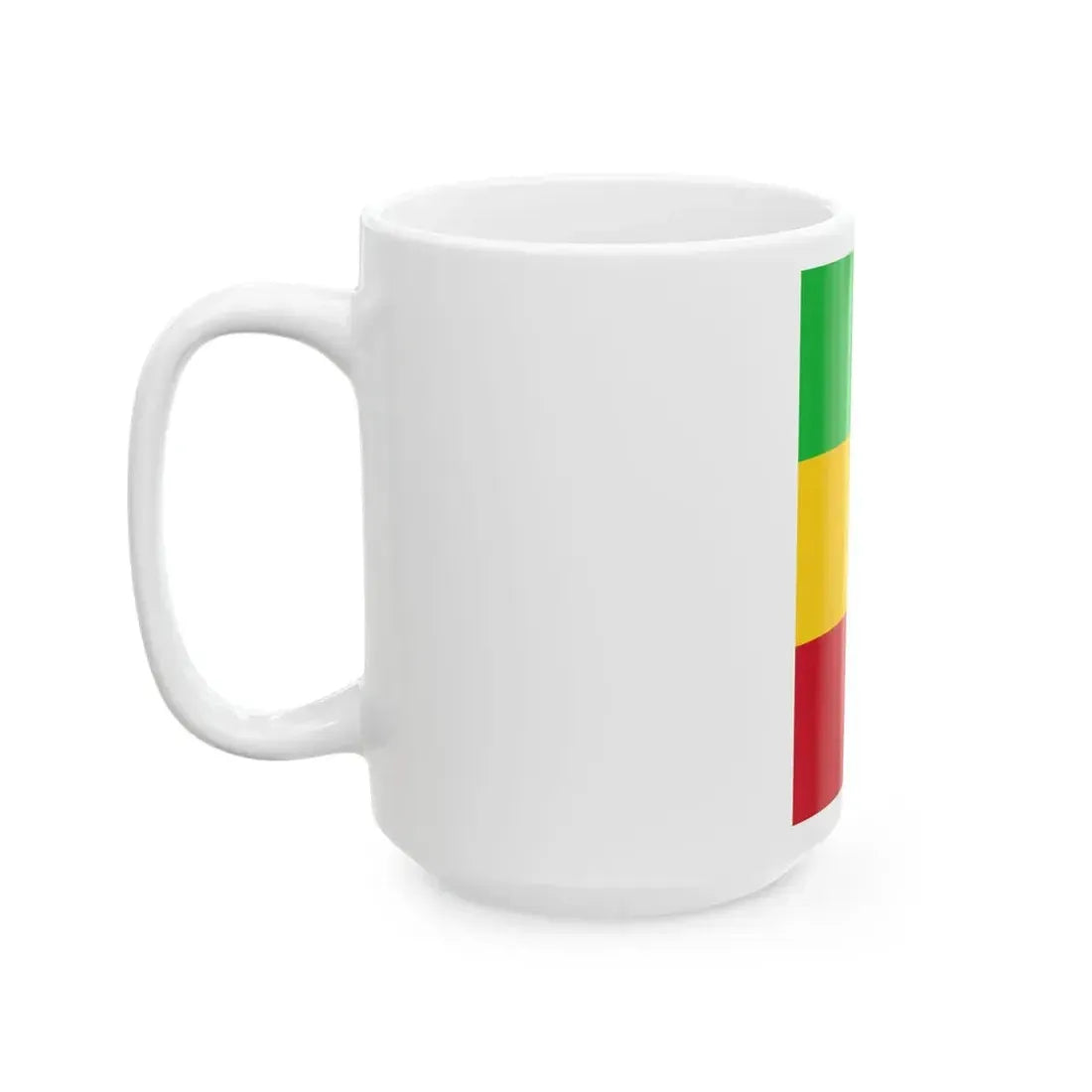 Flag of Mali vertical (Mali) White Coffee Mug - Go Mug Yourself
