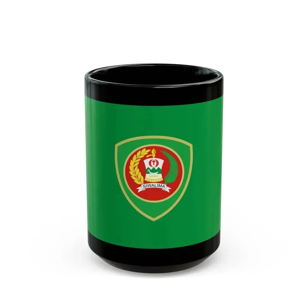 Flag of Maluku Indonesia - Black Coffee Mug 15oz - Go Mug Yourself