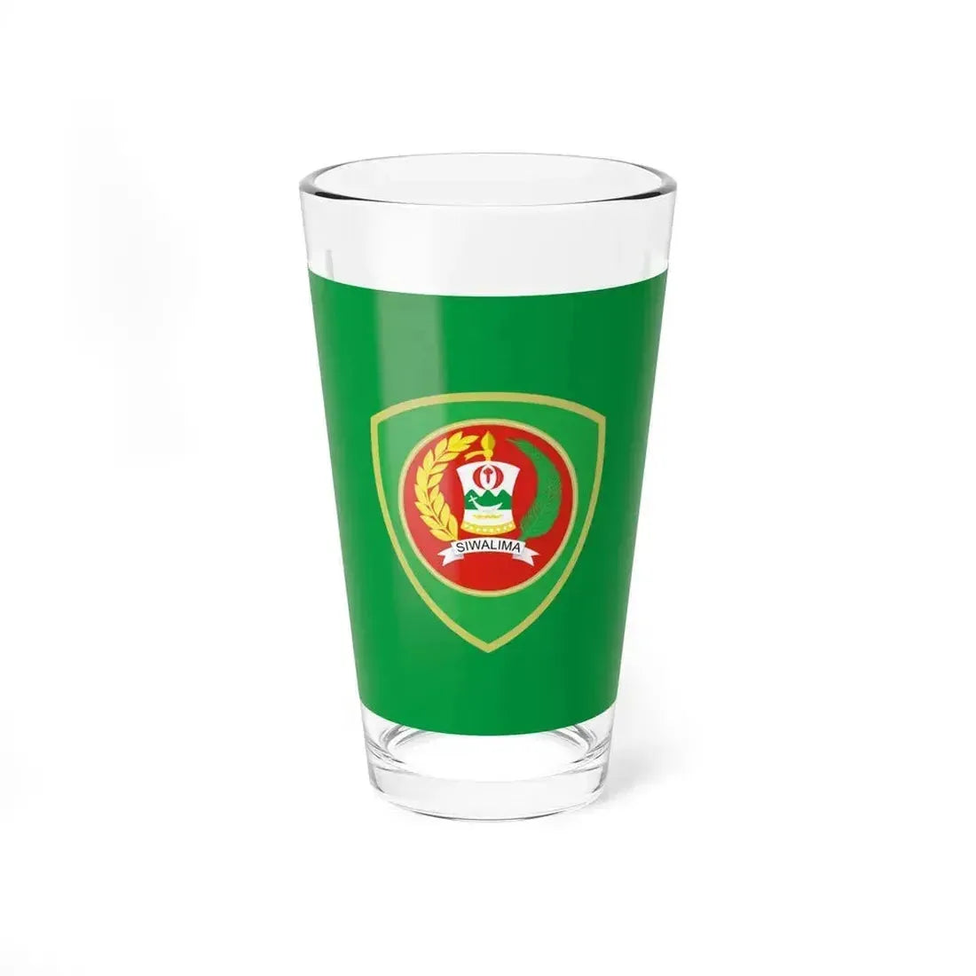 Flag of Maluku Indonesia - Pint Glass 16oz 16oz - Go Mug Yourself