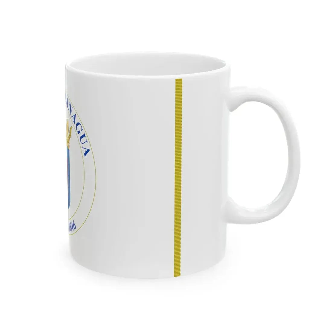 Flag of Managua (Nicaragua) White Coffee Mug - Go Mug Yourself