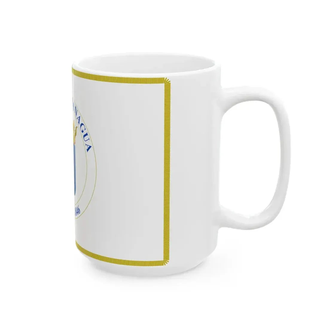 Flag of Managua (Nicaragua) White Coffee Mug - Go Mug Yourself