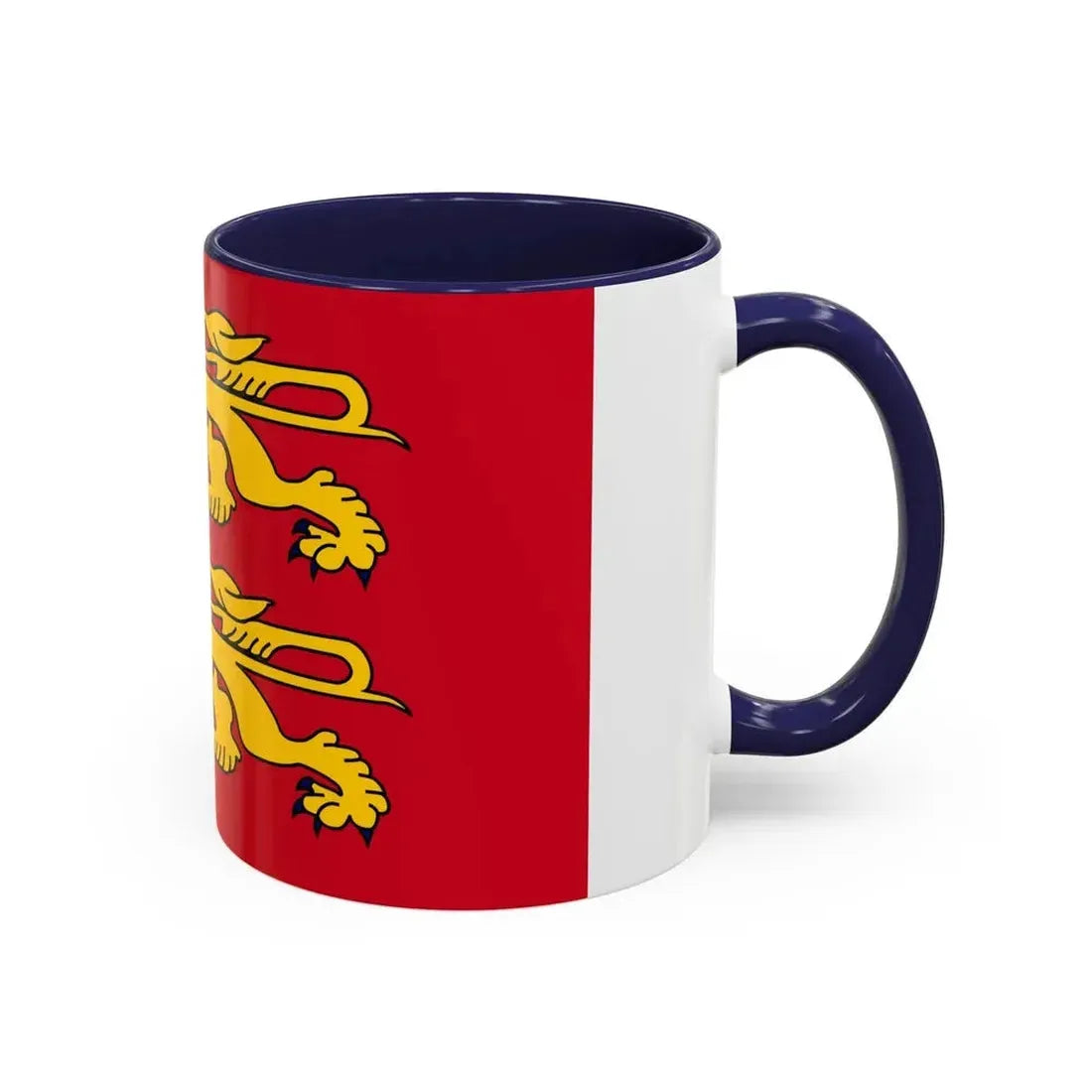 Flag of Manche France 2 - Accent Coffee Mug - Go Mug Yourself