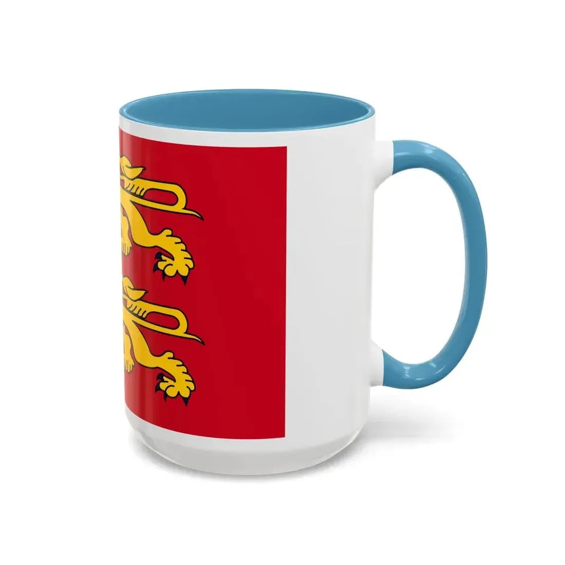 Flag of Manche France 2 - Accent Coffee Mug - Go Mug Yourself