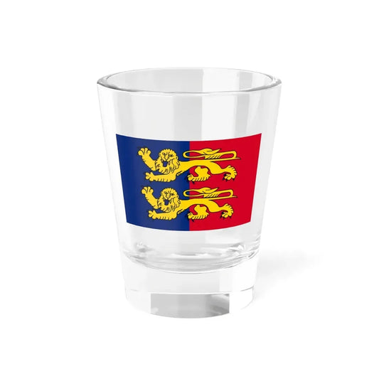 Flag of Manche France 2 - Shot Glass 1.5oz 1.5oz - Go Mug Yourself