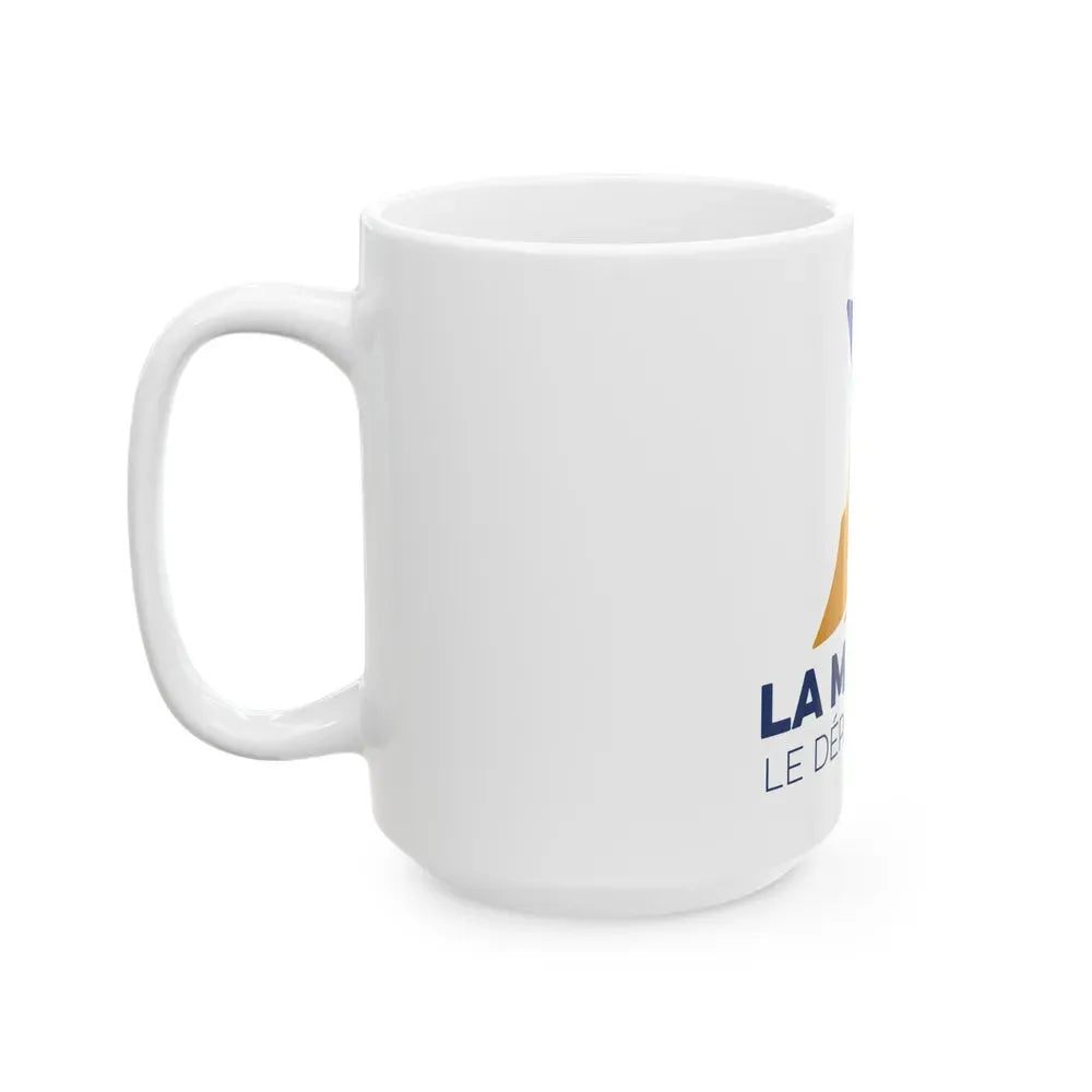 Flag of Manche France - White Coffee Mug - Go Mug Yourself