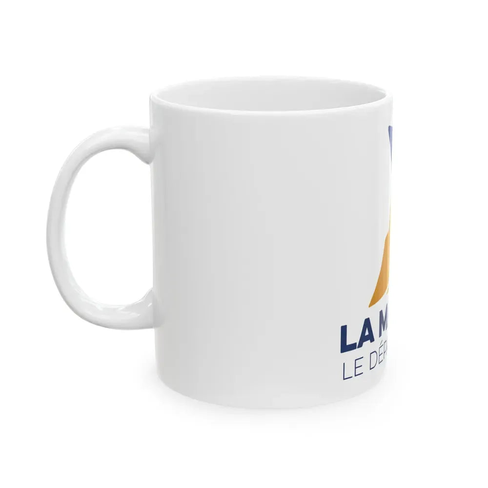 Flag of Manche France - White Coffee Mug - Go Mug Yourself
