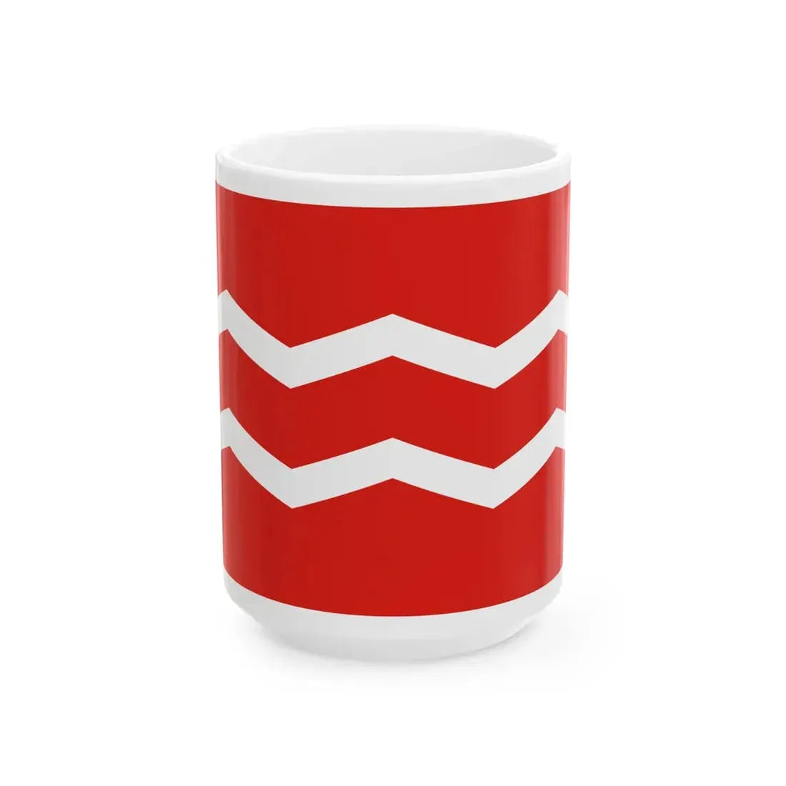 Flag of Manchukuo Coast Guard (China) White Coffee Mug 15oz - Go Mug Yourself