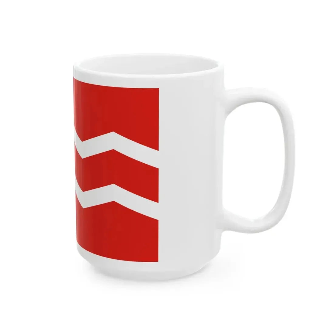Flag of Manchukuo Coast Guard (China) White Coffee Mug - Go Mug Yourself