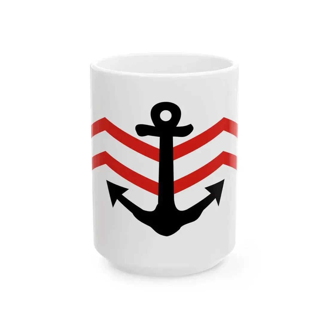 Flag of Manchukuo Marine Police (China) White Coffee Mug 15oz - Go Mug Yourself