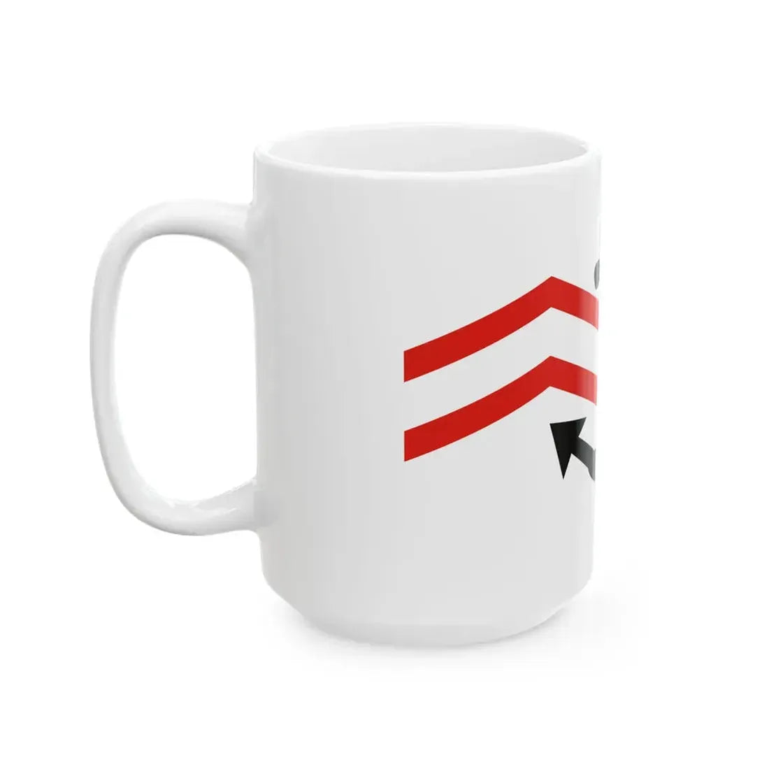 Flag of Manchukuo Marine Police (China) White Coffee Mug - Go Mug Yourself