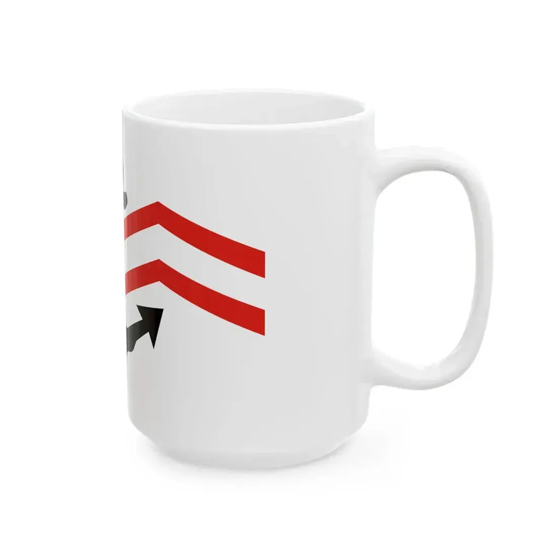 Flag of Manchukuo Marine Police (China) White Coffee Mug - Go Mug Yourself