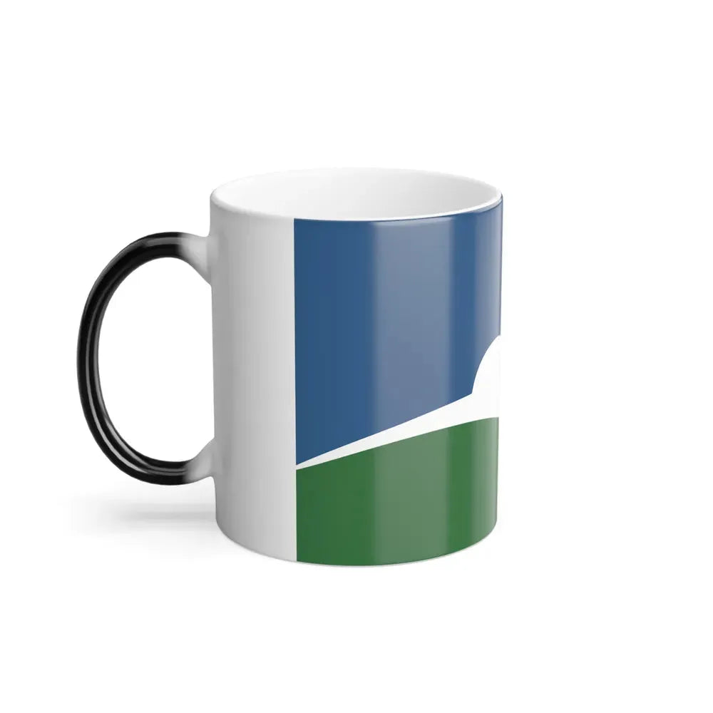 Flag of Manhattan, Kansas - Color Changing Coffee Mug - Go Mug Yourself