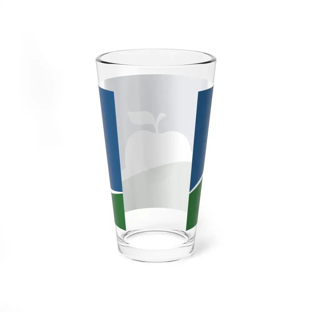 Flag of Manhattan, Kansas - Pint Glass 16oz - Go Mug Yourself