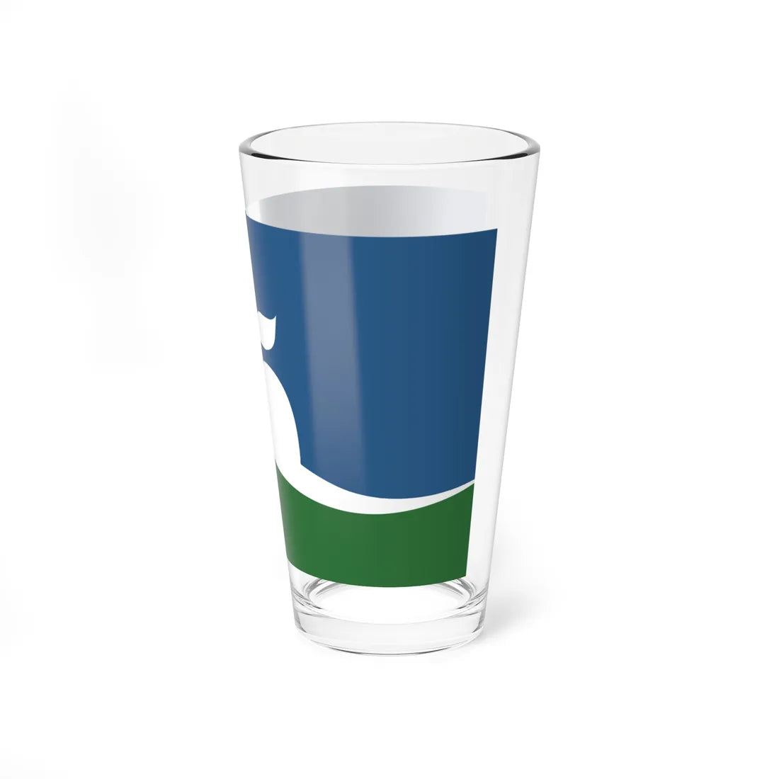 Flag of Manhattan Kansas (United States) Pint Glass 16oz - Go Mug Yourself