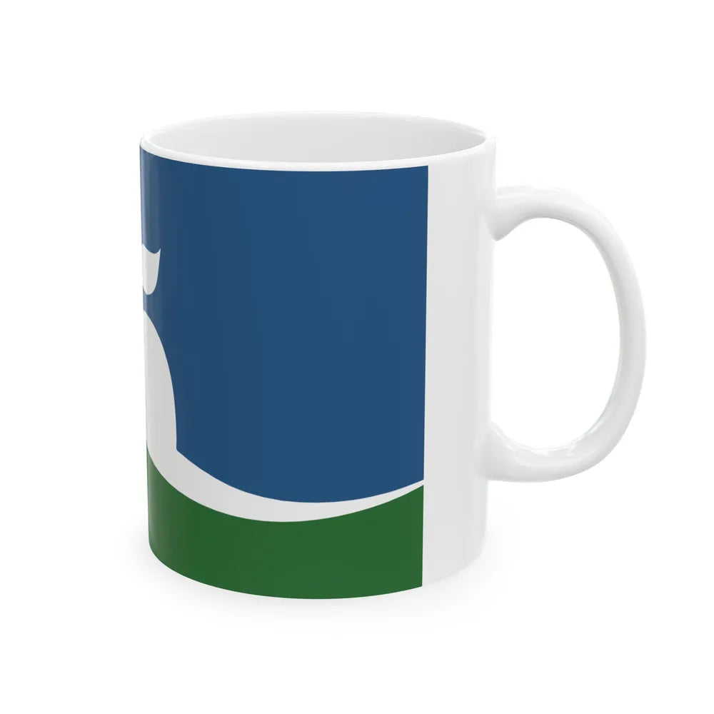 Flag of Manhattan Kansas (United States) White Coffee Mug - Go Mug Yourself