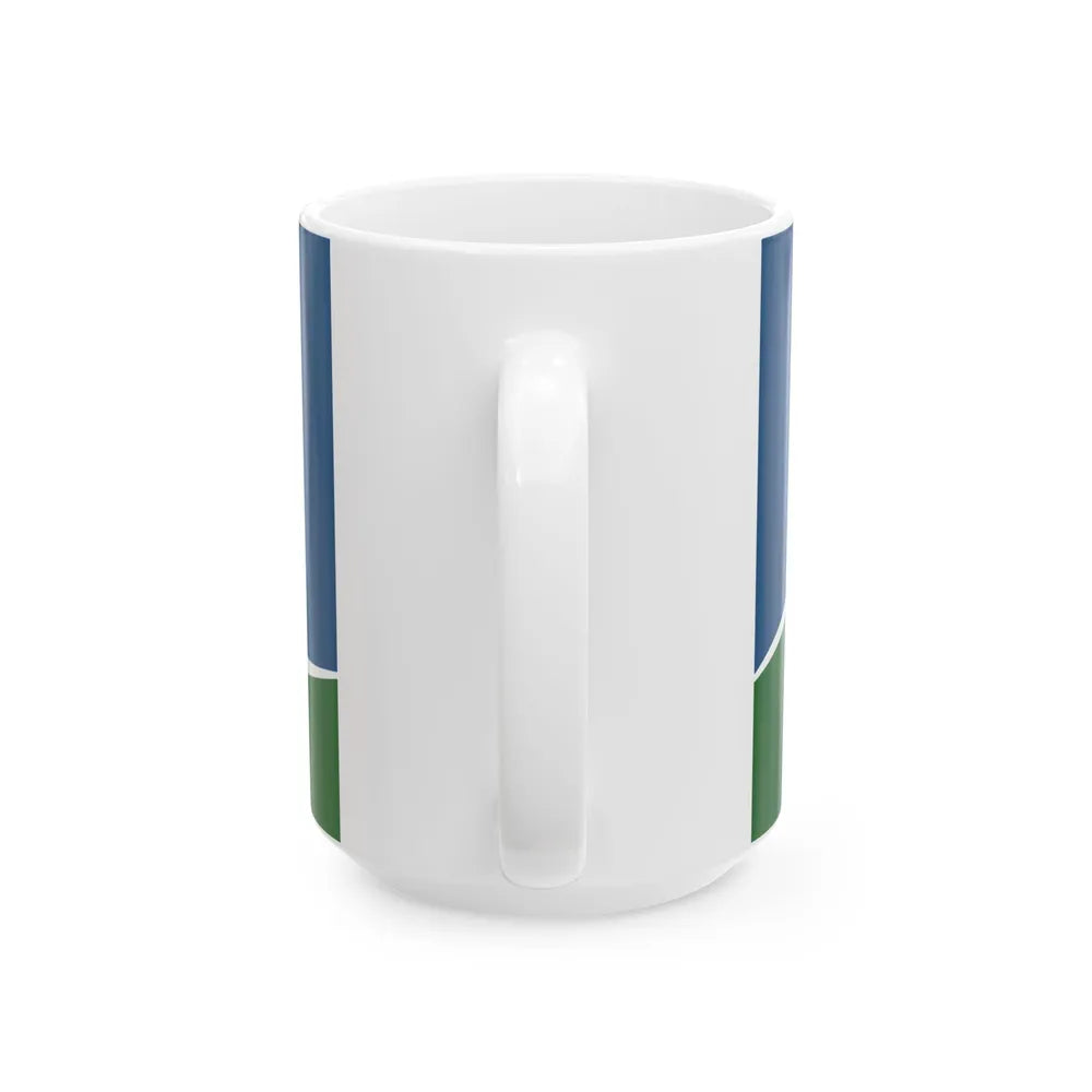 Flag of Manhattan Kansas (United States) White Coffee Mug - Go Mug Yourself