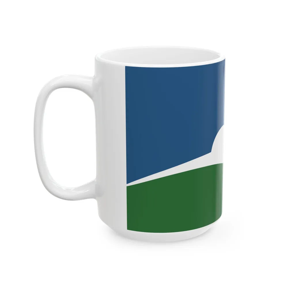 Flag of Manhattan Kansas (United States) White Coffee Mug - Go Mug Yourself
