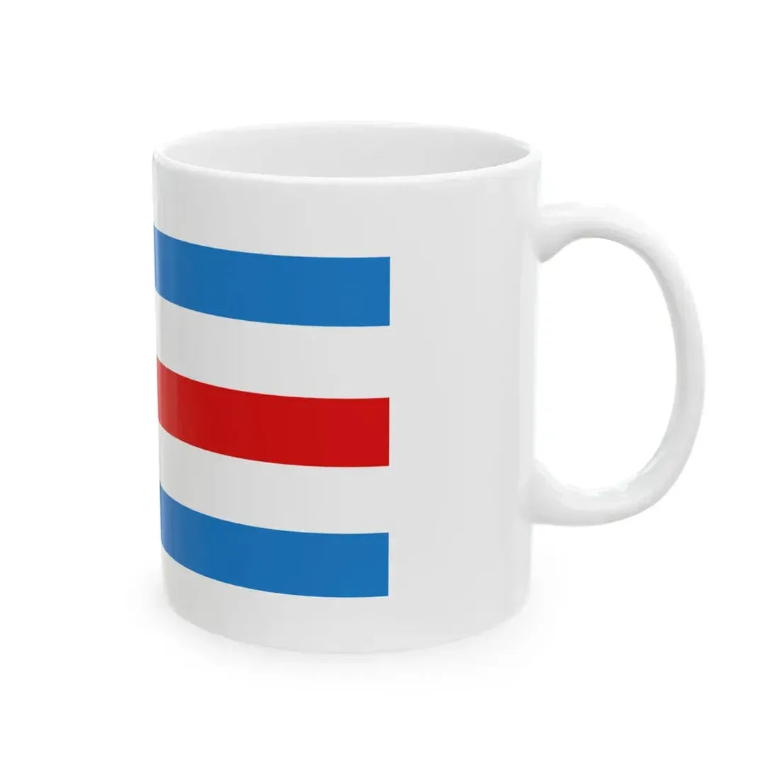 Flag of Manhay (Belgium) White Coffee Mug - Go Mug Yourself
