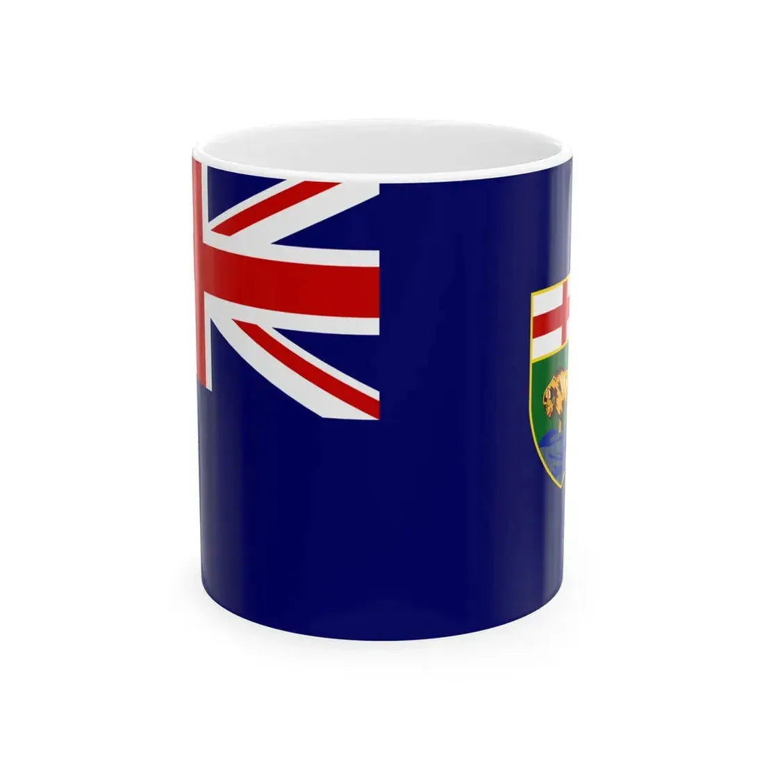 Flag of Manitoba 1905 (Canada) White Coffee Mug 11oz - Go Mug Yourself