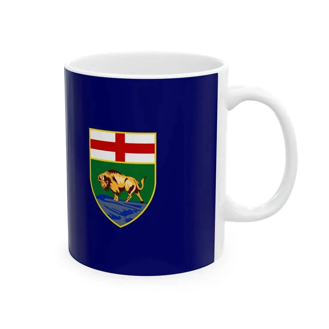 Flag of Manitoba 1905 (Canada) White Coffee Mug - Go Mug Yourself