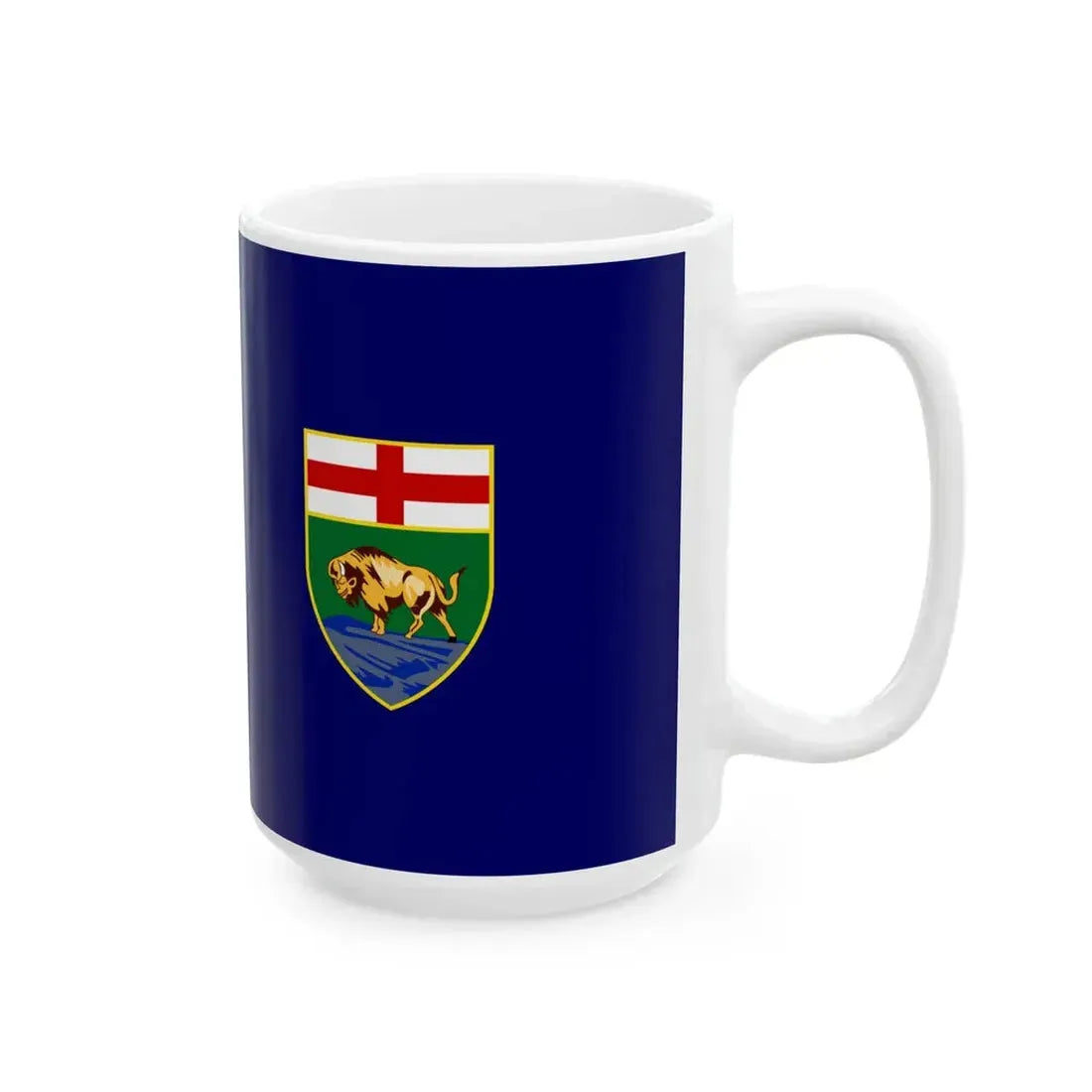 Flag of Manitoba 1905 (Canada) White Coffee Mug - Go Mug Yourself