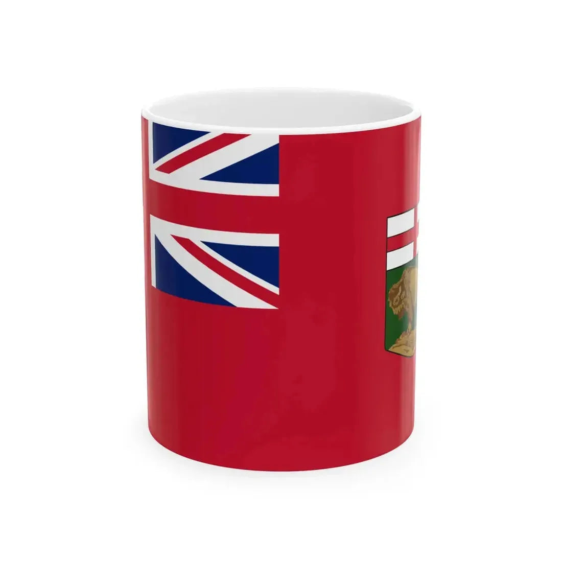 Flag of Manitoba (Canada) White Coffee Mug 11oz - Go Mug Yourself