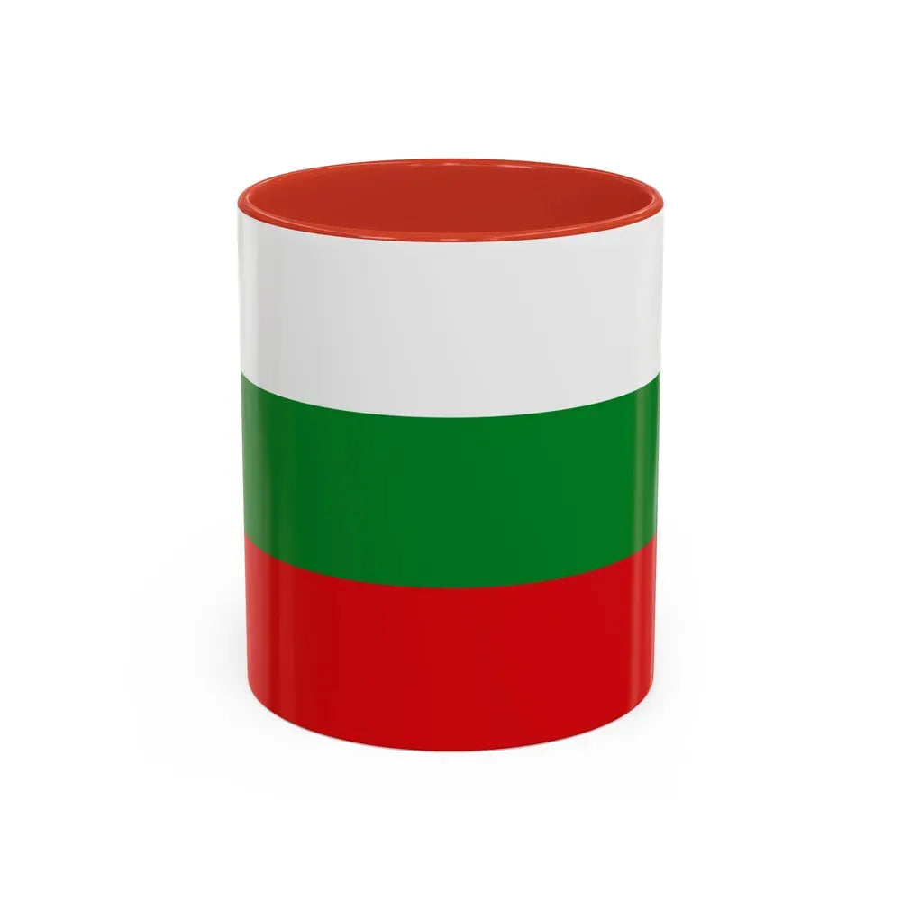 Flag of Manizales Caldas Colombia - Accent Coffee Mug 11oz Red - Go Mug Yourself