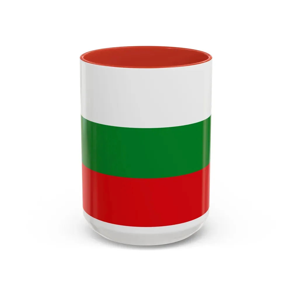 Flag of Manizales Caldas Colombia - Accent Coffee Mug 15oz Red - Go Mug Yourself
