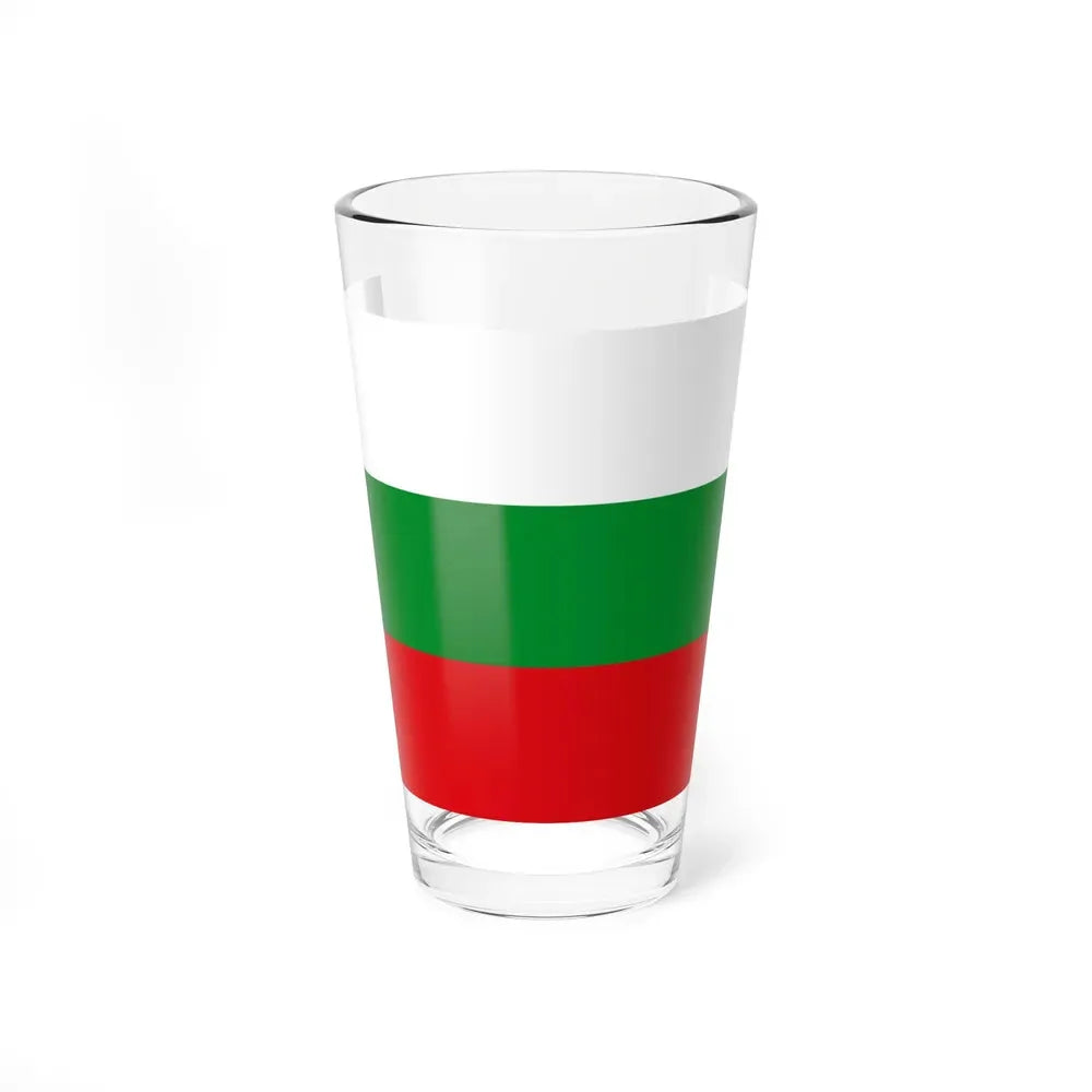 Flag of Manizales Caldas Colombia - Pint Glass 16oz 16oz - Go Mug Yourself