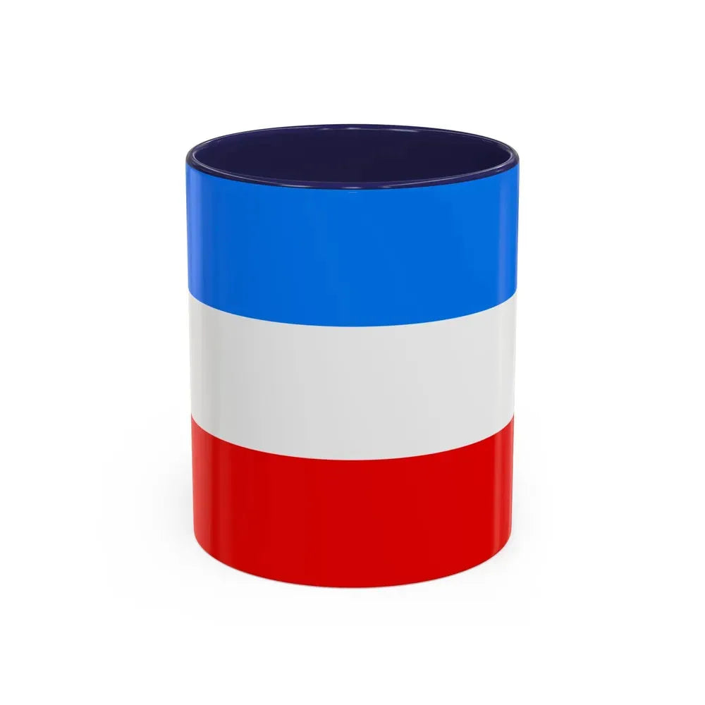 Flag of Mannheim Germany - Accent Coffee Mug 11oz Navy - Go Mug Yourself