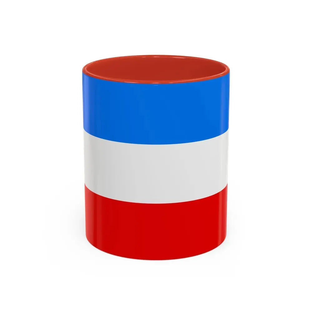 Flag of Mannheim Germany - Accent Coffee Mug 11oz Red - Go Mug Yourself
