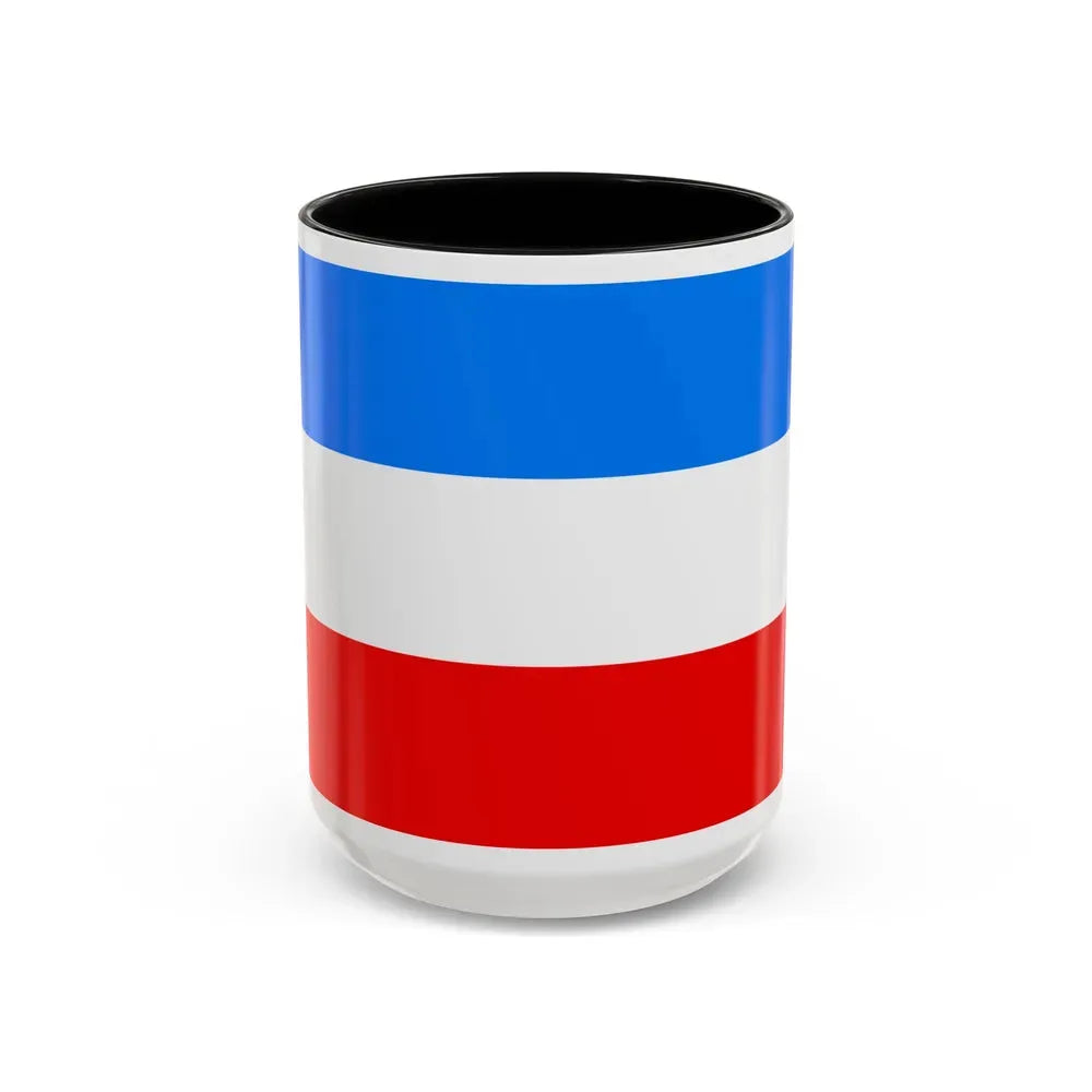 Flag of Mannheim Germany - Accent Coffee Mug 15oz Black - Go Mug Yourself