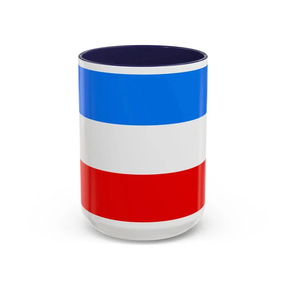 Flag of Mannheim Germany - Accent Coffee Mug 15oz Navy - Go Mug Yourself
