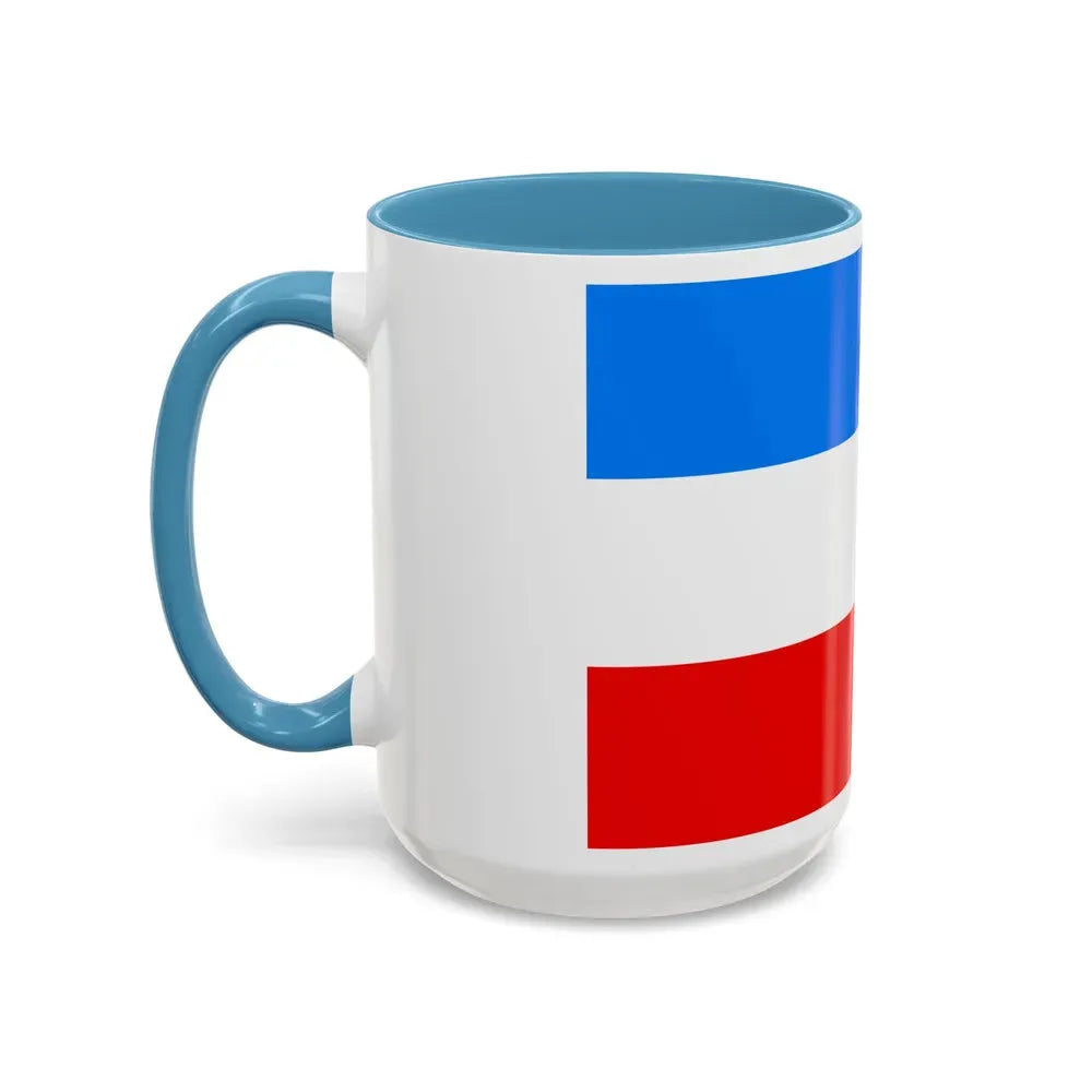 Flag of Mannheim Germany - Accent Coffee Mug - Go Mug Yourself