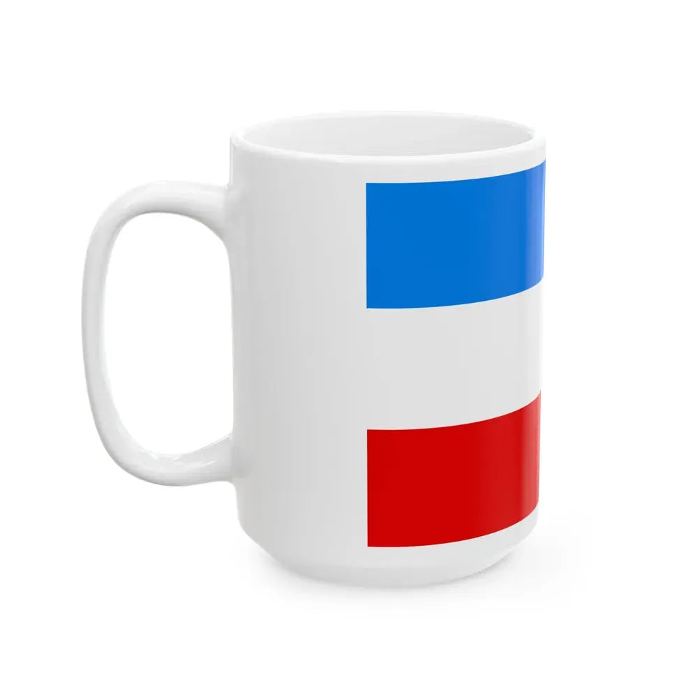 Flag of Mannheim Germany - White Coffee Mug - Go Mug Yourself