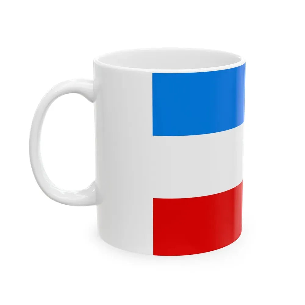 Flag of Mannheim Germany - White Coffee Mug - Go Mug Yourself