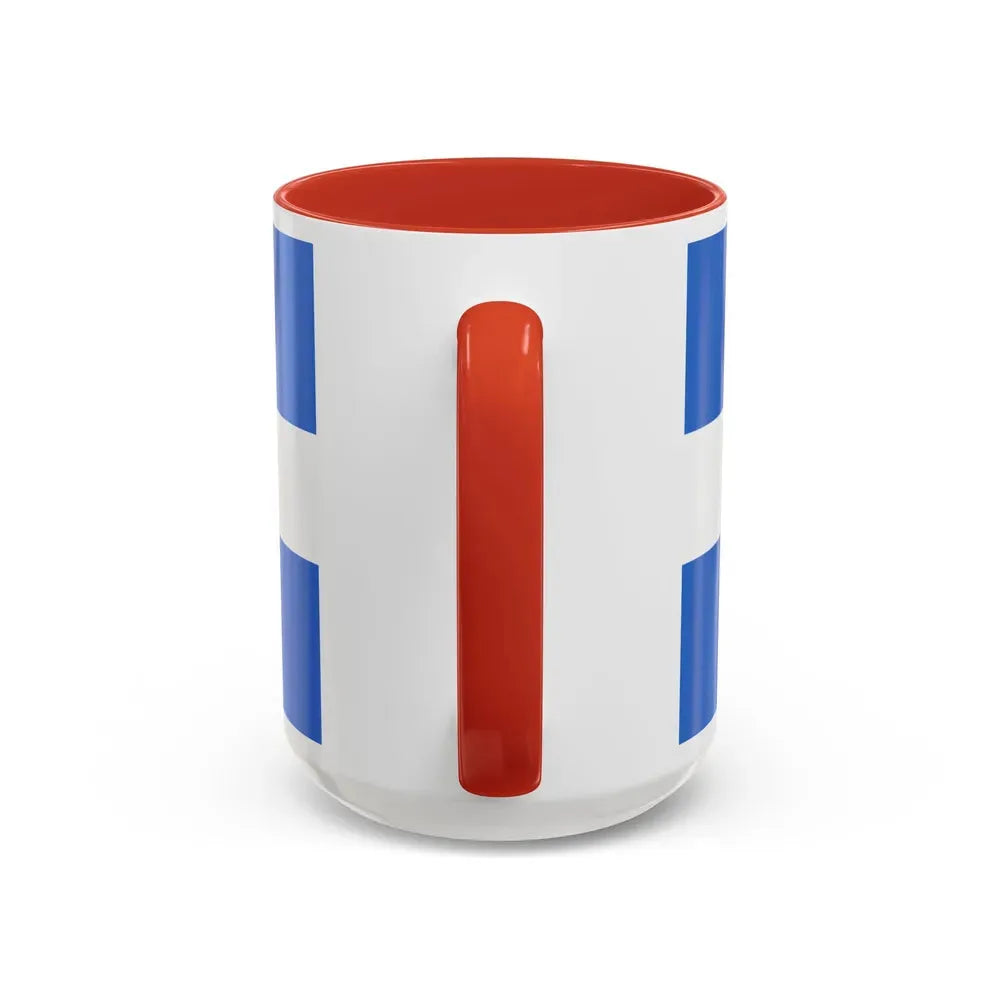 Flag of Manta Ecuador - Accent Coffee Mug - Go Mug Yourself