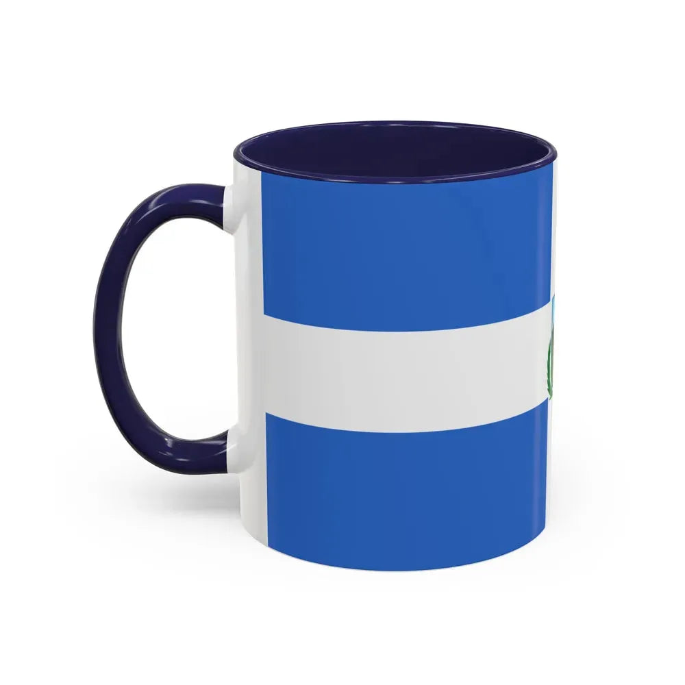 Flag of Manta Ecuador - Accent Coffee Mug - Go Mug Yourself