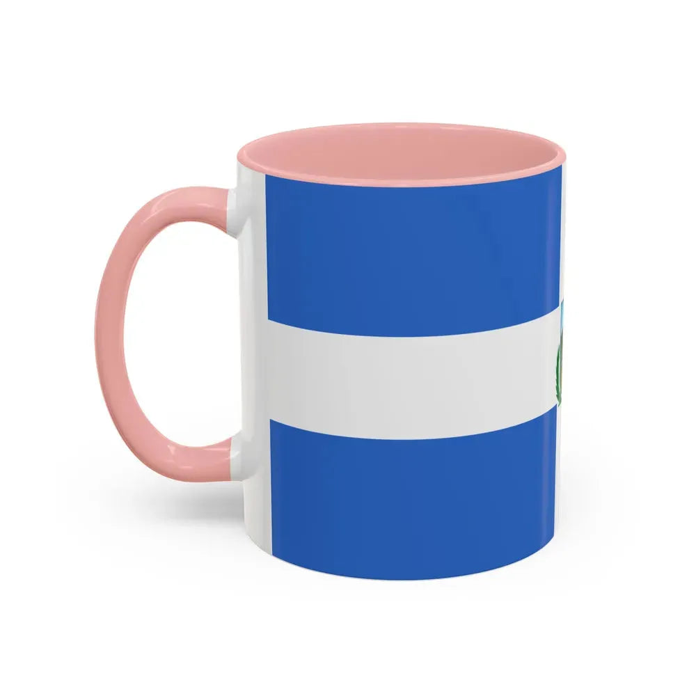 Flag of Manta Ecuador - Accent Coffee Mug - Go Mug Yourself