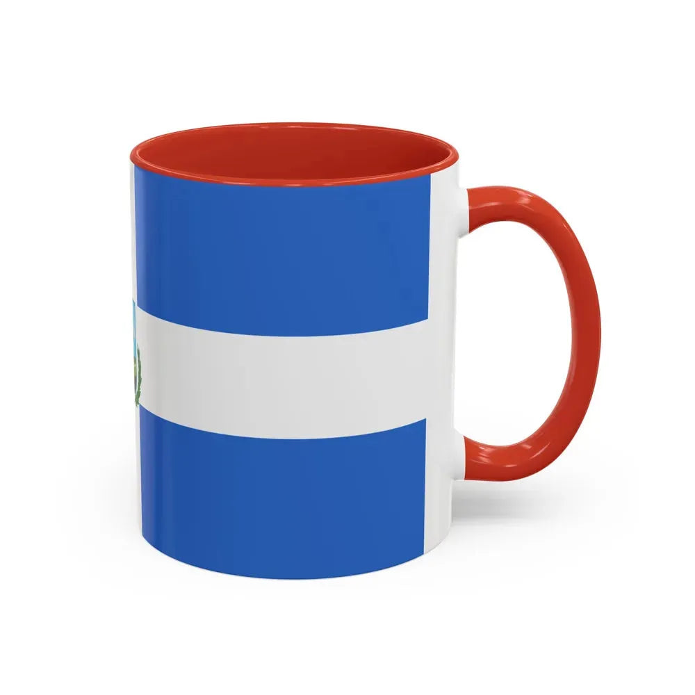 Flag of Manta Ecuador - Accent Coffee Mug - Go Mug Yourself