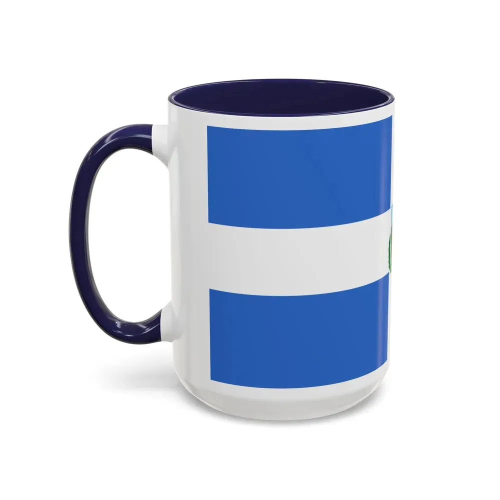 Flag of Manta Ecuador - Accent Coffee Mug - Go Mug Yourself