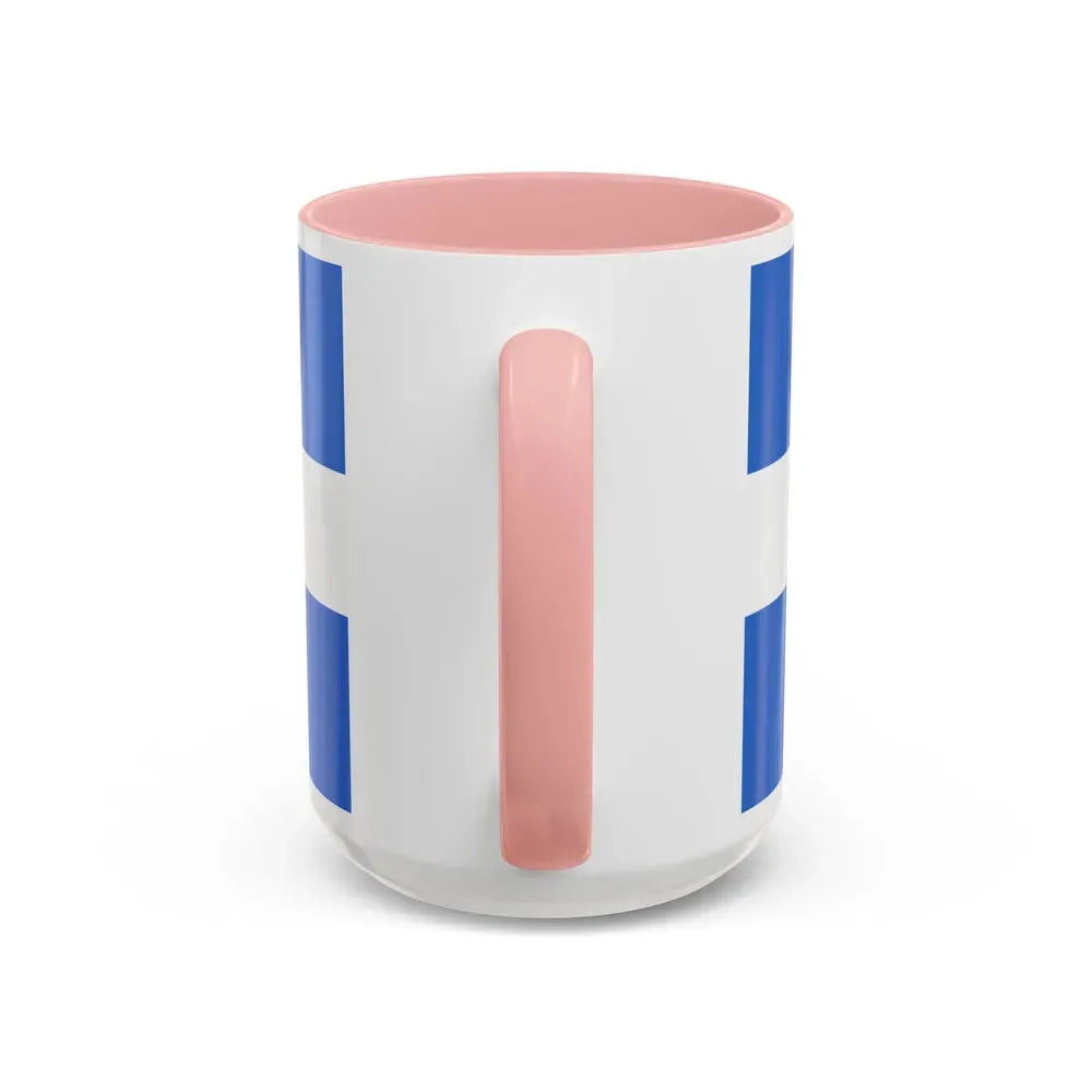 Flag of Manta Ecuador - Accent Coffee Mug - Go Mug Yourself