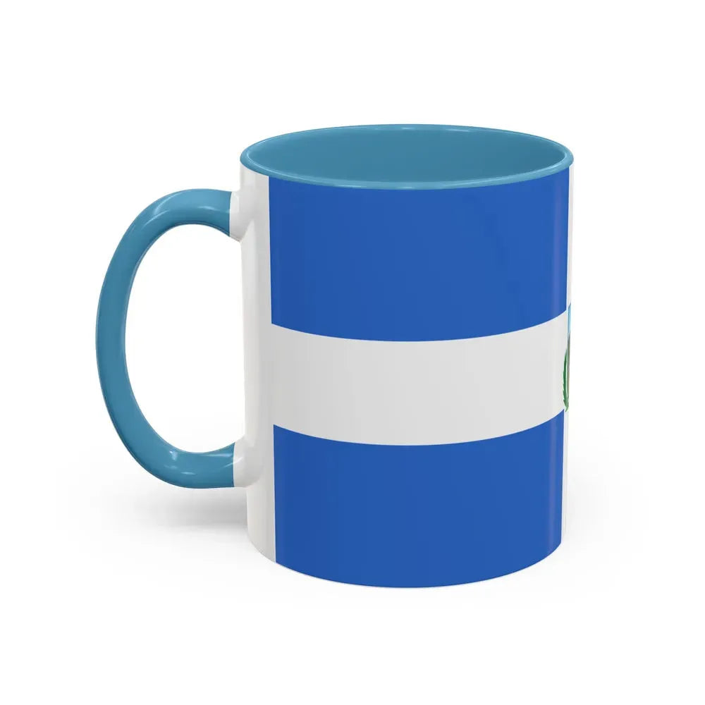 Flag of Manta Ecuador - Accent Coffee Mug - Go Mug Yourself