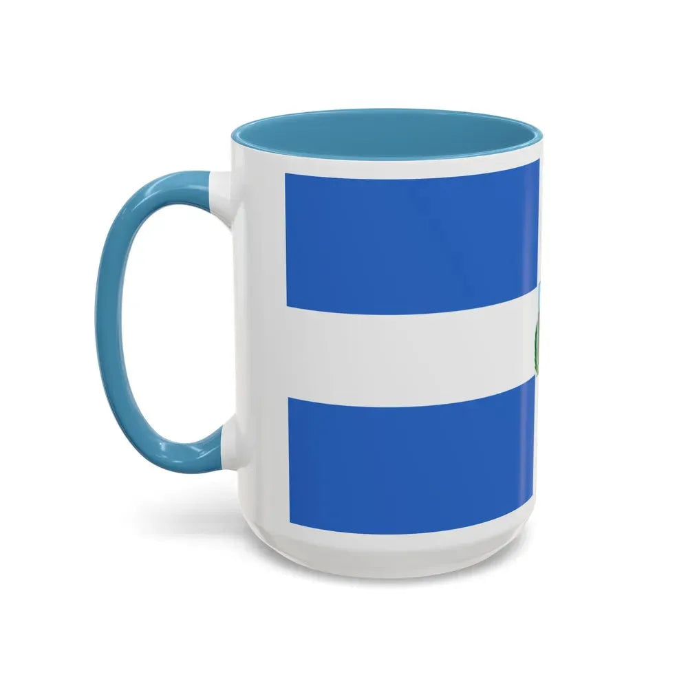 Flag of Manta Ecuador - Accent Coffee Mug - Go Mug Yourself