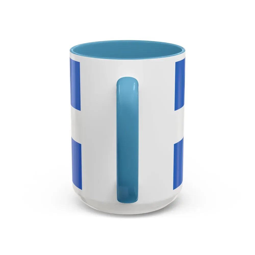 Flag of Manta Ecuador - Accent Coffee Mug - Go Mug Yourself