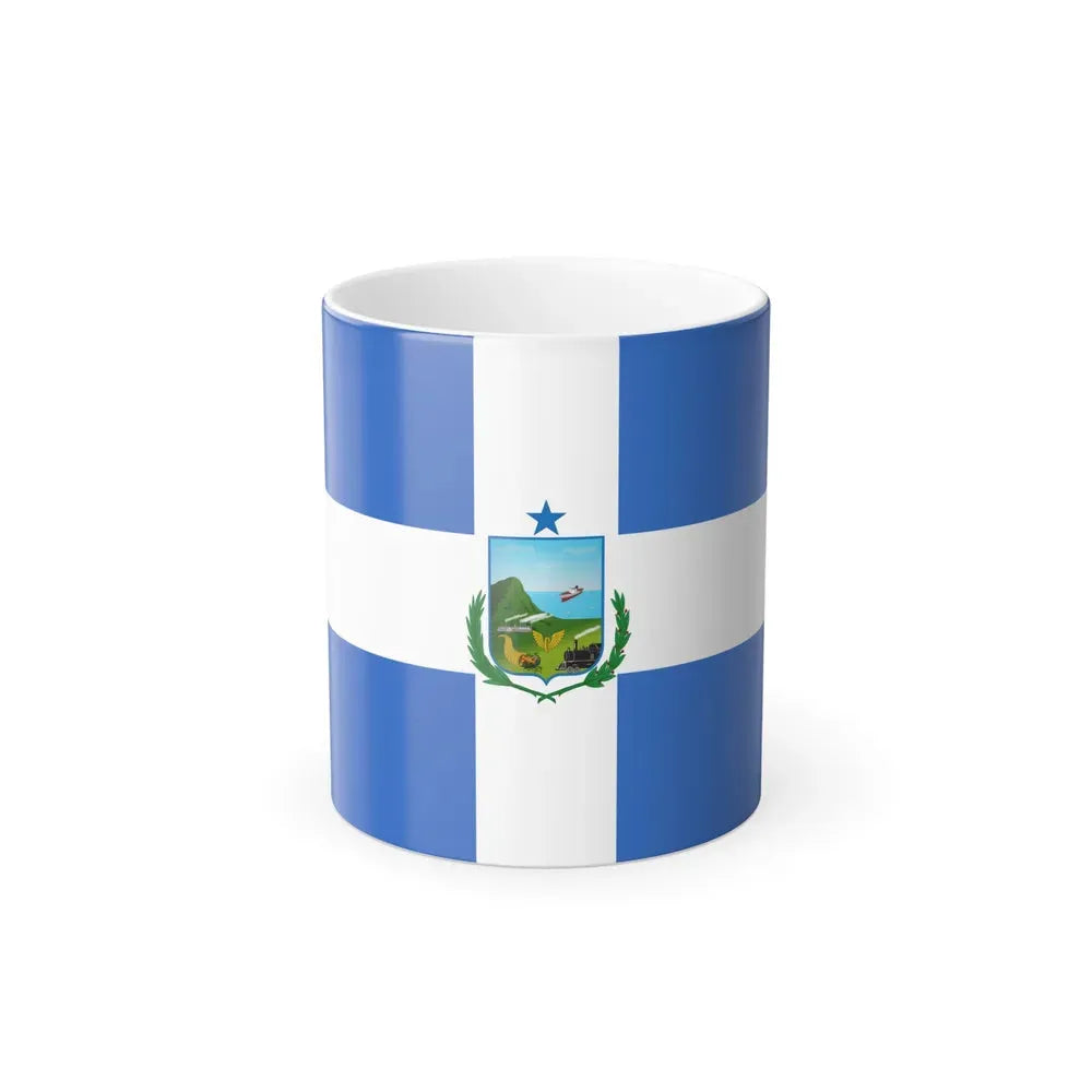 Flag of Manta Ecuador - Color Changing Coffee Mug 11oz - Go Mug Yourself