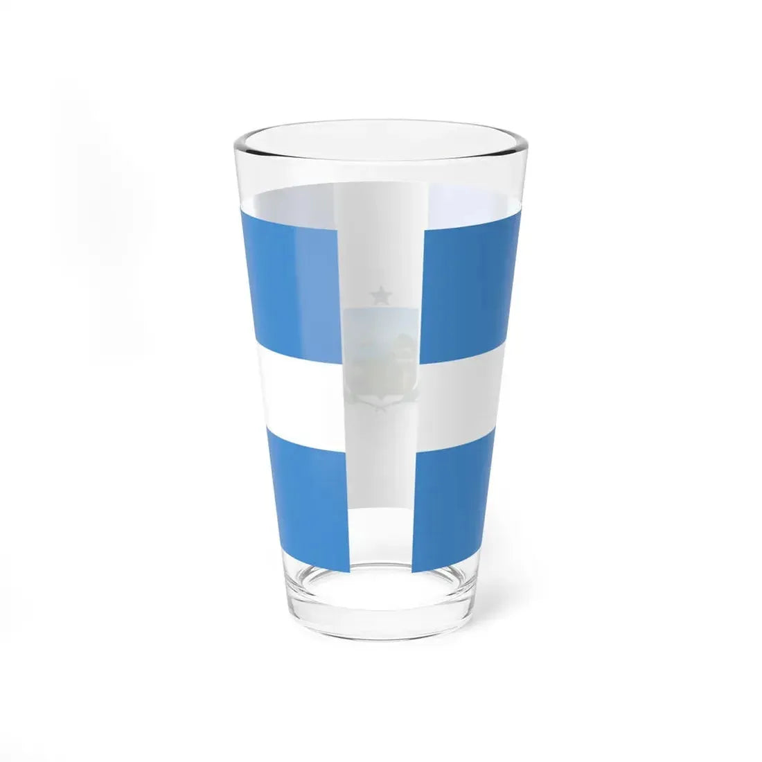 Flag of Manta Ecuador (Ecuador) Pint Glass 16oz - Go Mug Yourself