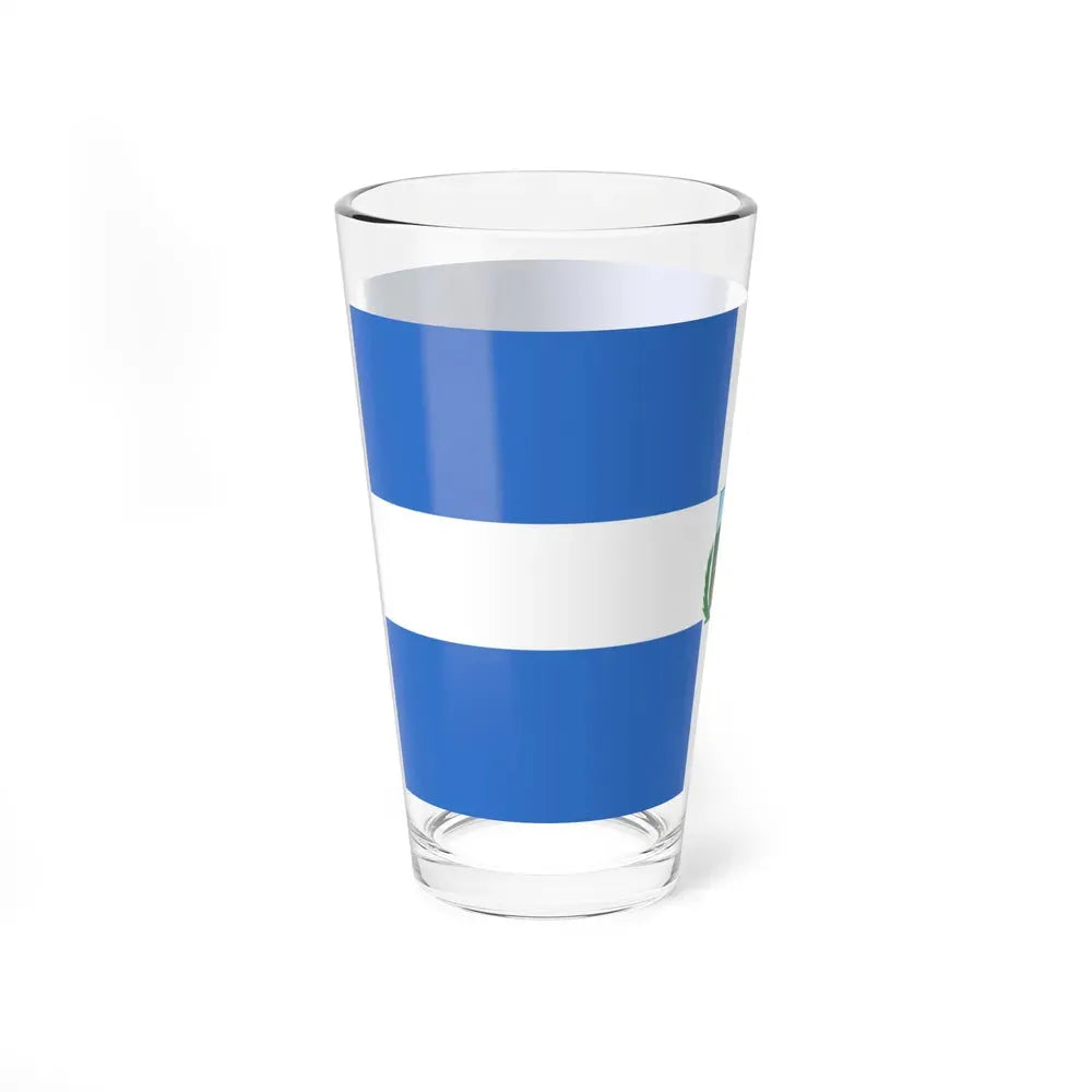Flag of Manta Ecuador - Pint Glass 16oz - Go Mug Yourself