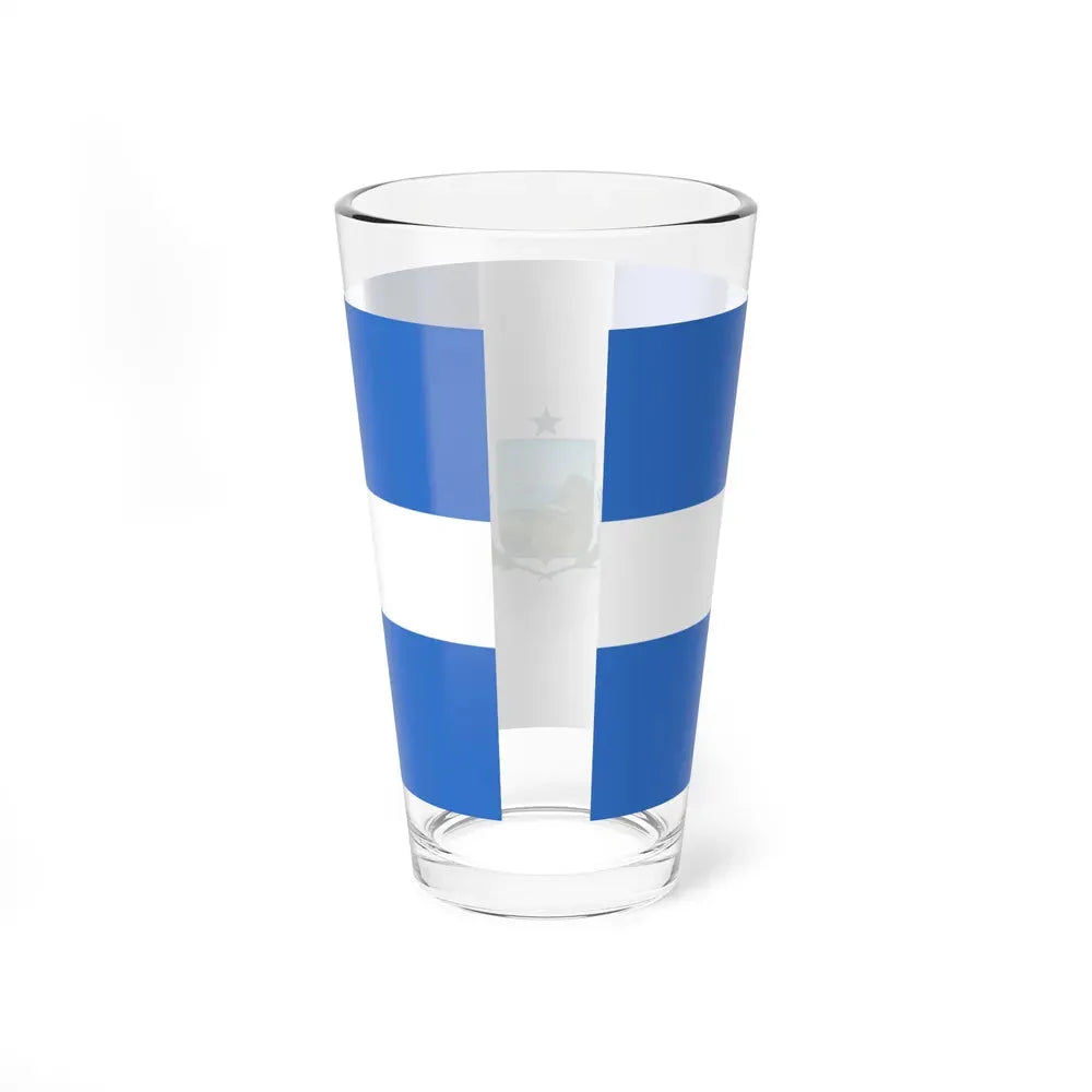 Flag of Manta Ecuador - Pint Glass 16oz - Go Mug Yourself
